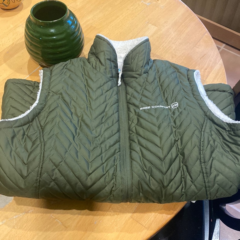 Puffer Quilted Sherpa Vest
